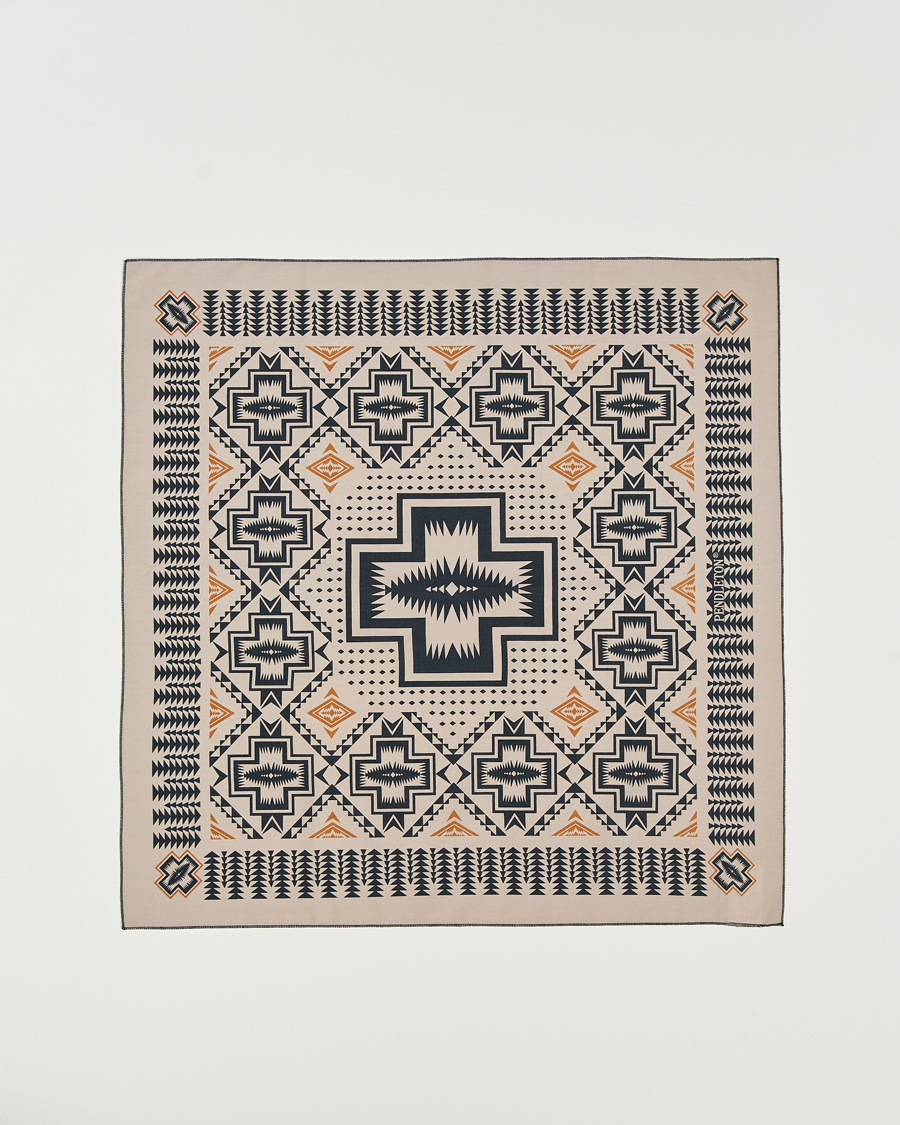 Hombres | Pendleton Cotton Bandana Harding Taupe | Pendleton | Cotton Bandana Harding Taupe