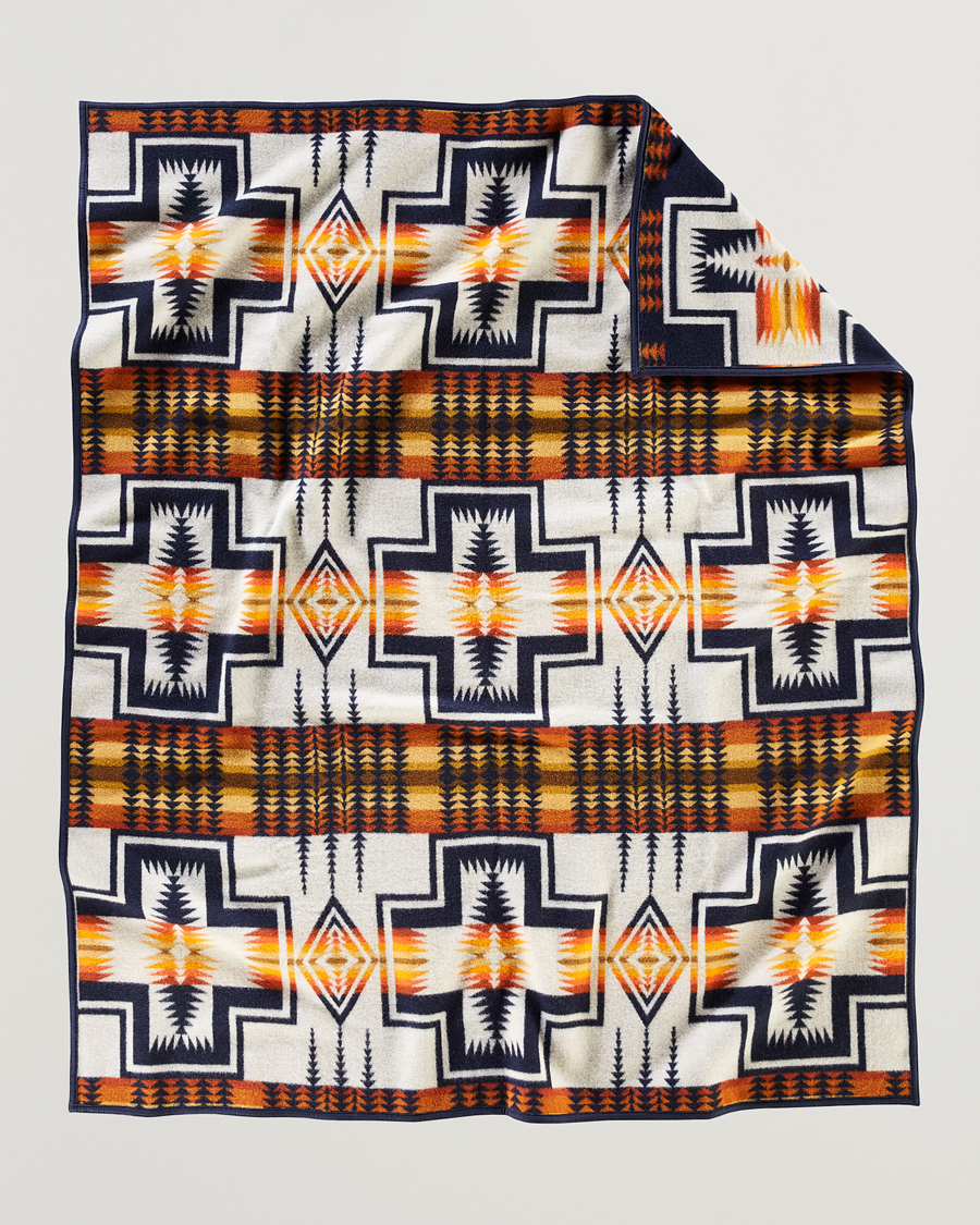 Hombres | Pendleton Jacquard Blanket Harding Navy | Pendleton | Jacquard Blanket Harding Navy