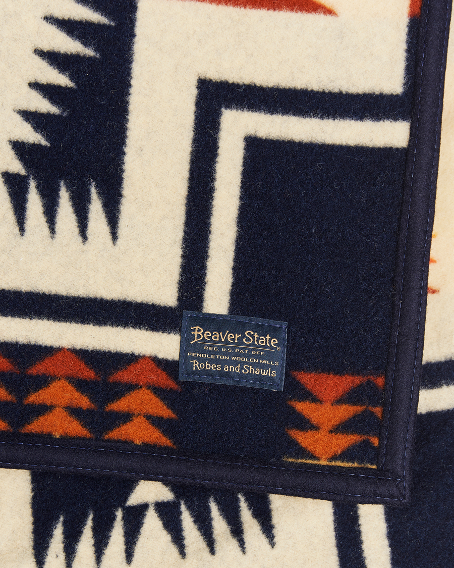 Hombres | Pendleton Jacquard Blanket Harding Navy | Pendleton | Jacquard Blanket Harding Navy