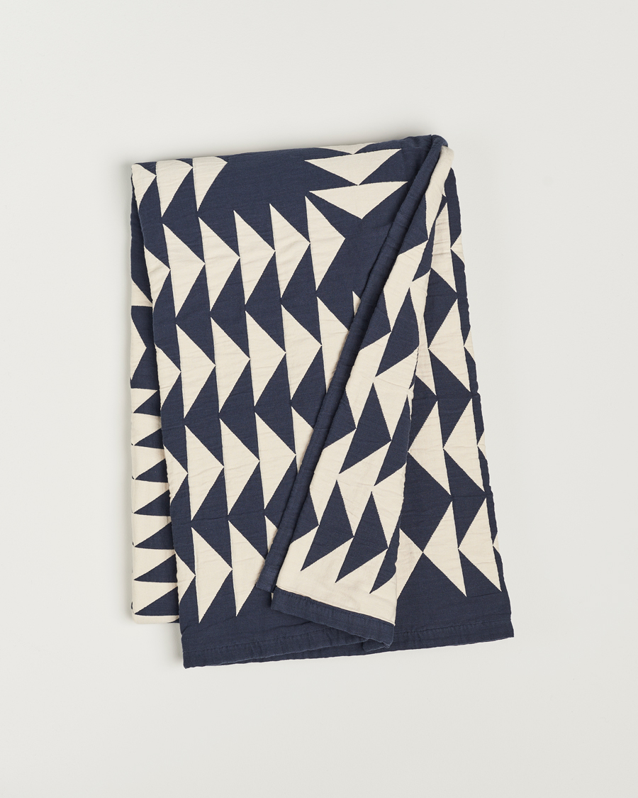 Hombres | Telas | Pendleton | Organic Cotton Matelasse Blanket Midnight Nova