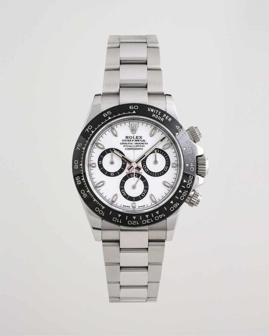 Hombres | Rolex Pre-Owned Daytona 116500LN Steel White Steel White | Rolex Pre-Owned | Daytona 116500LN Steel White Steel White