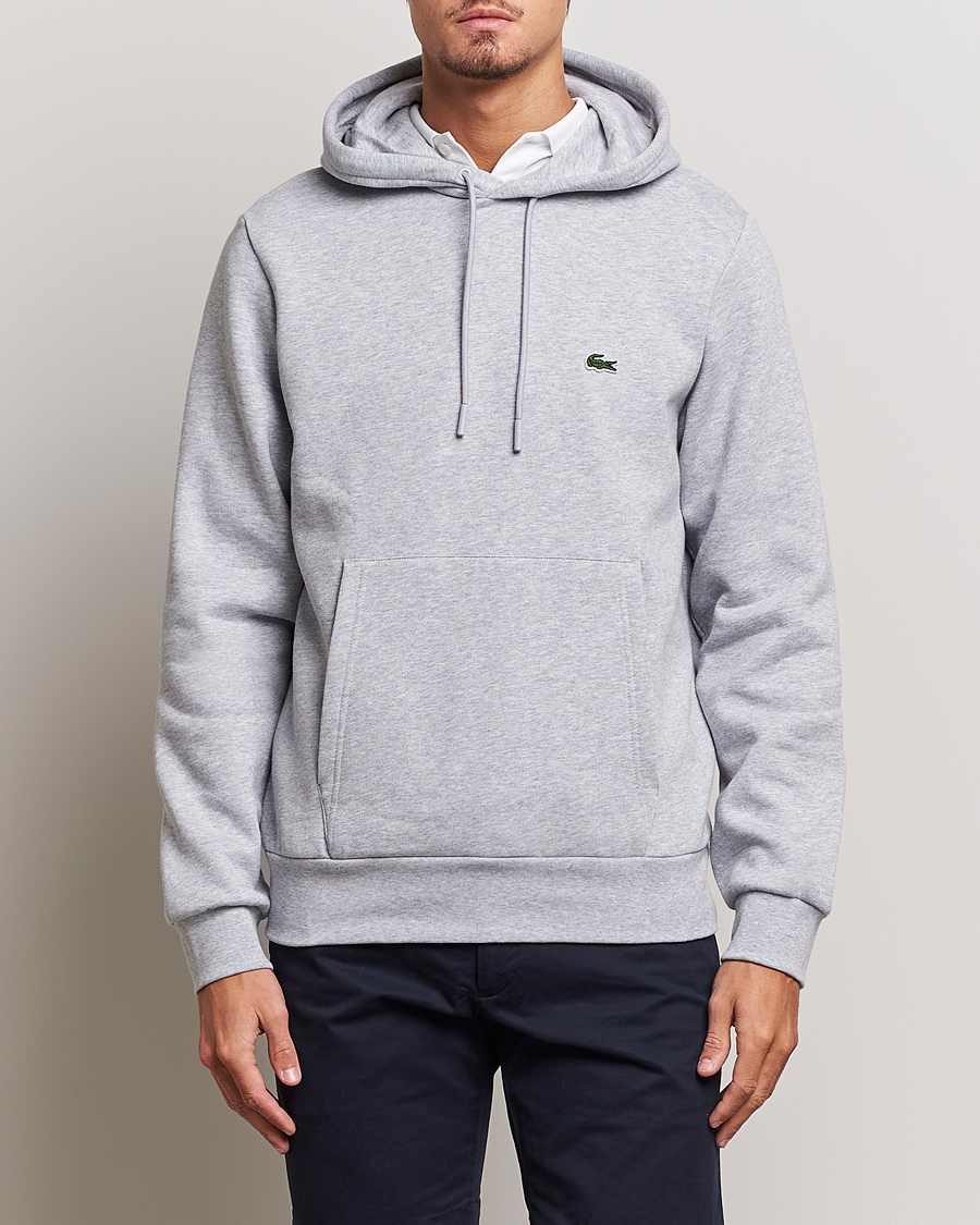 Hombres | Jerséis y prendas de punto | Lacoste | Hoodie Silver Chine