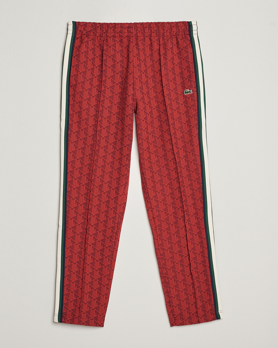 Hombres | Pantalones | Lacoste | Monogram Trackpants Pinot/Red