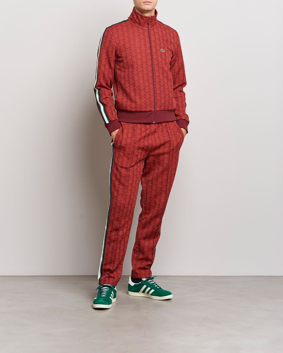 Hombres | Pantalones | Lacoste | Monogram Trackpants Pinot/Red