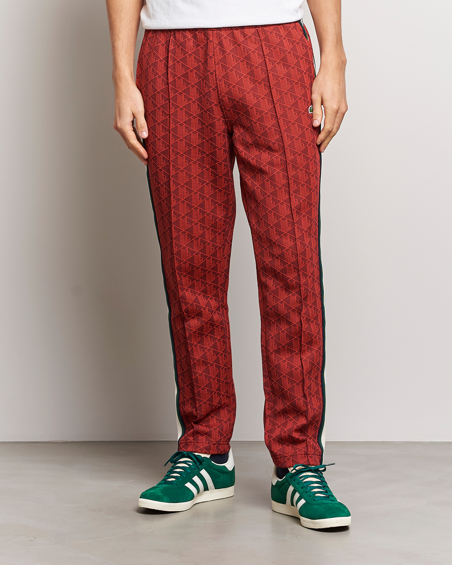 Hombres | Pantalones | Lacoste | Monogram Trackpants Pinot/Red