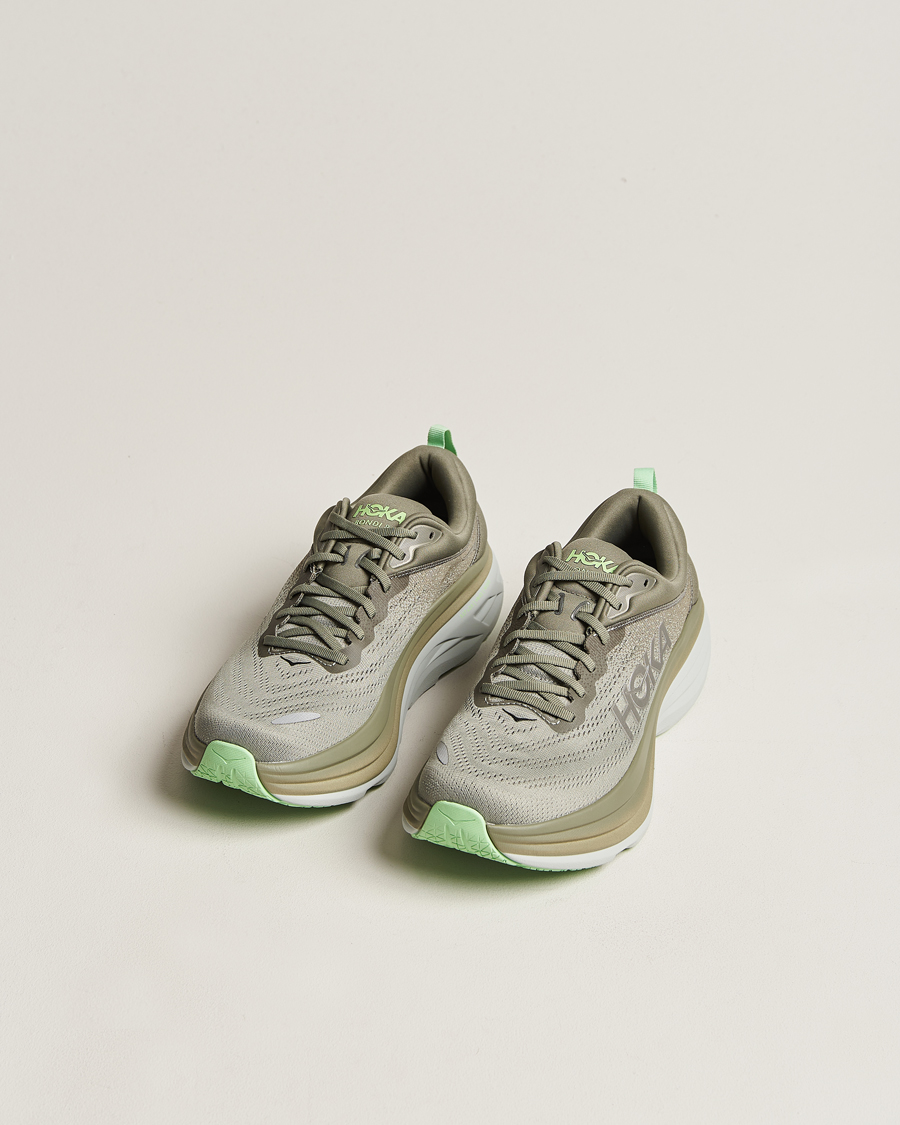 Hombres | Hoka Bondi 8 Olive Haze/Mercury | Hoka | Bondi 8 Olive Haze/Mercury