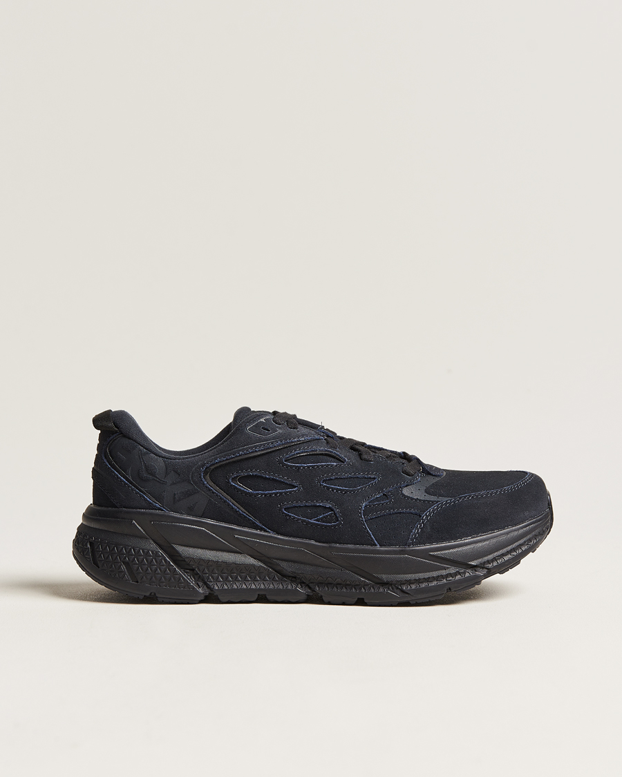 Hombres | Hoka Clifton L Suede Black | Hoka | Clifton L Suede Black