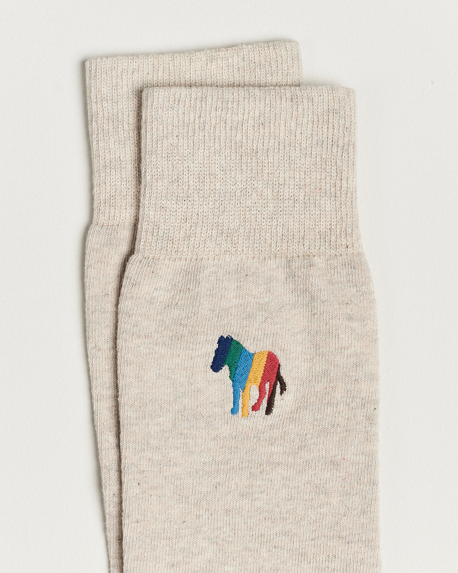 Hombres | Ropa interior y calcetines | Paul Smith | Bold Zebra Socks Beige