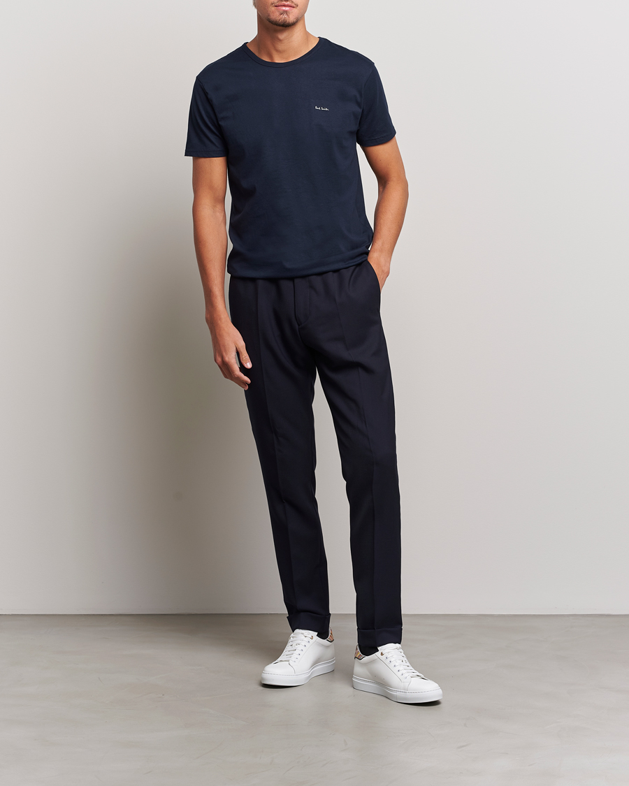 Hombres | Camisetas | Paul Smith | 3-Pack Crew Neck T-Shirt Black/Navy/White
