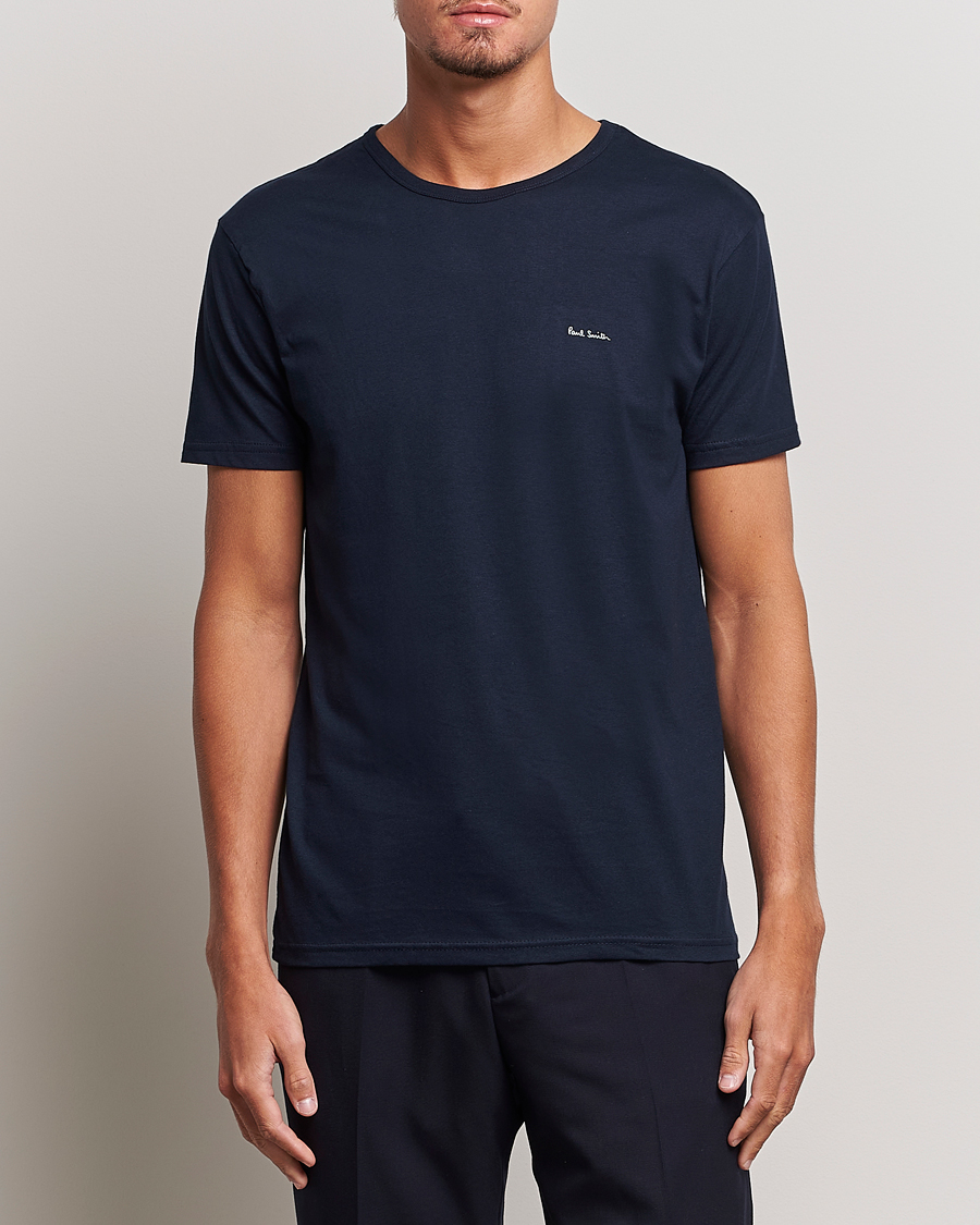 Hombres | Camisetas | Paul Smith | 3-Pack Crew Neck T-Shirt Black/Navy/White