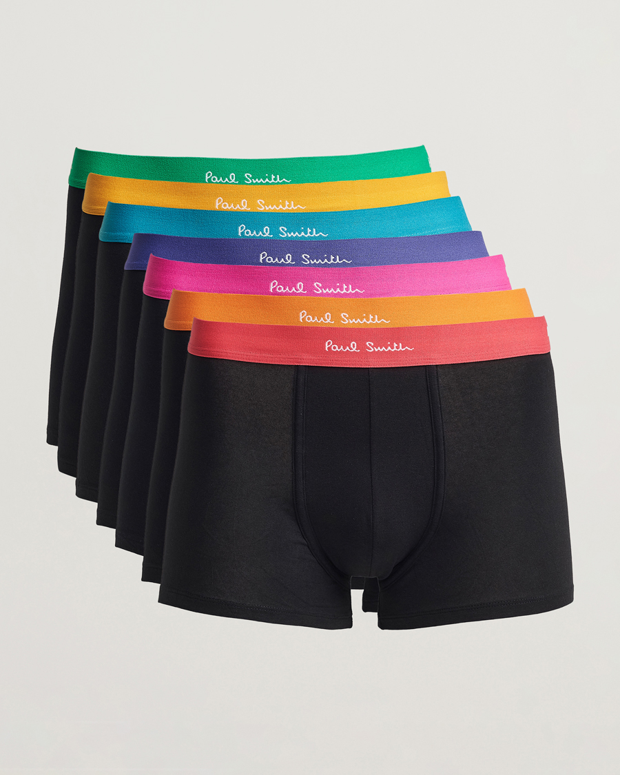 Hombres | Ropa interior y calcetines | Paul Smith | 7-Pack Trunk Black