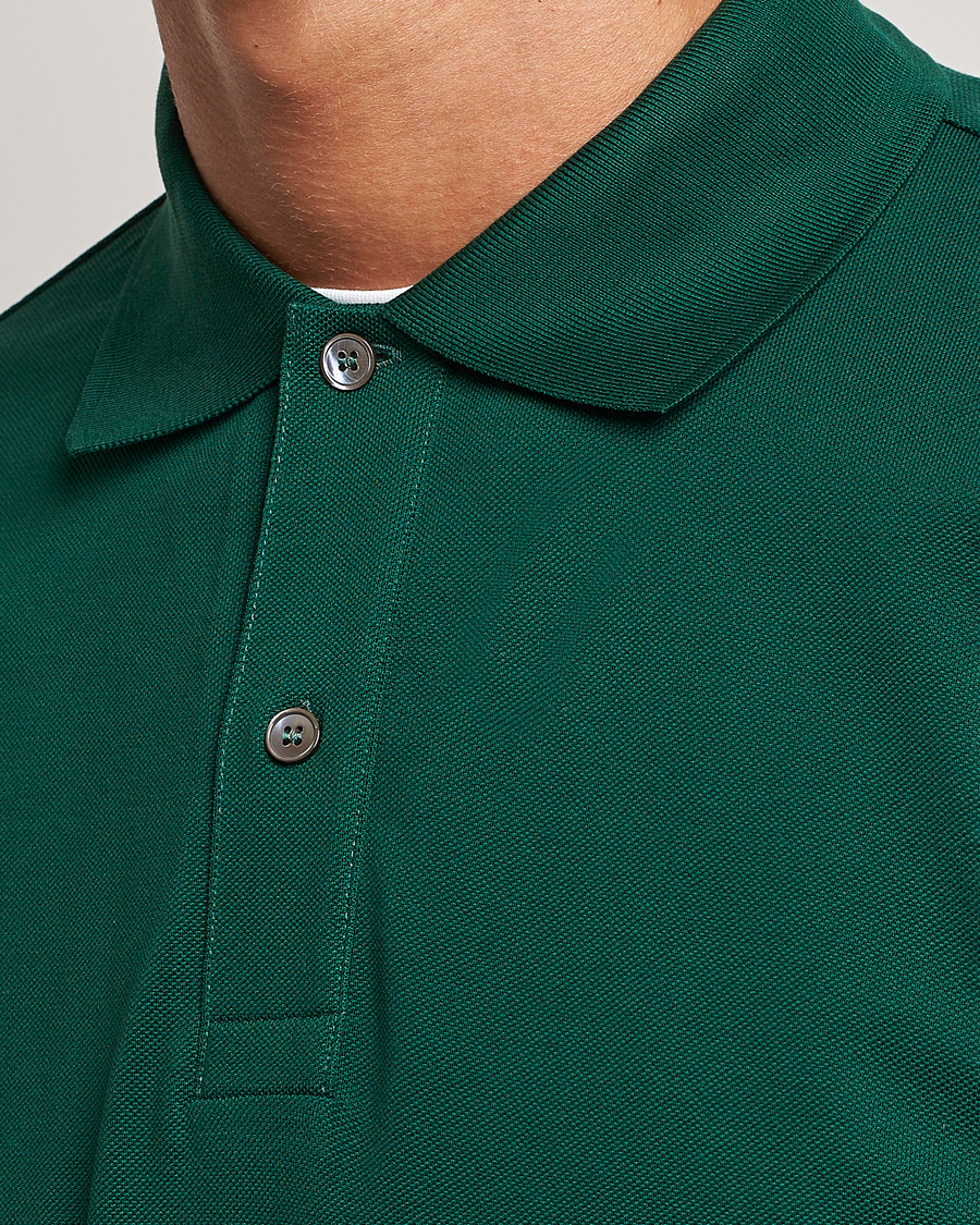 Hombres | Polos | Paul Smith | Placket Stripe Polo Green
