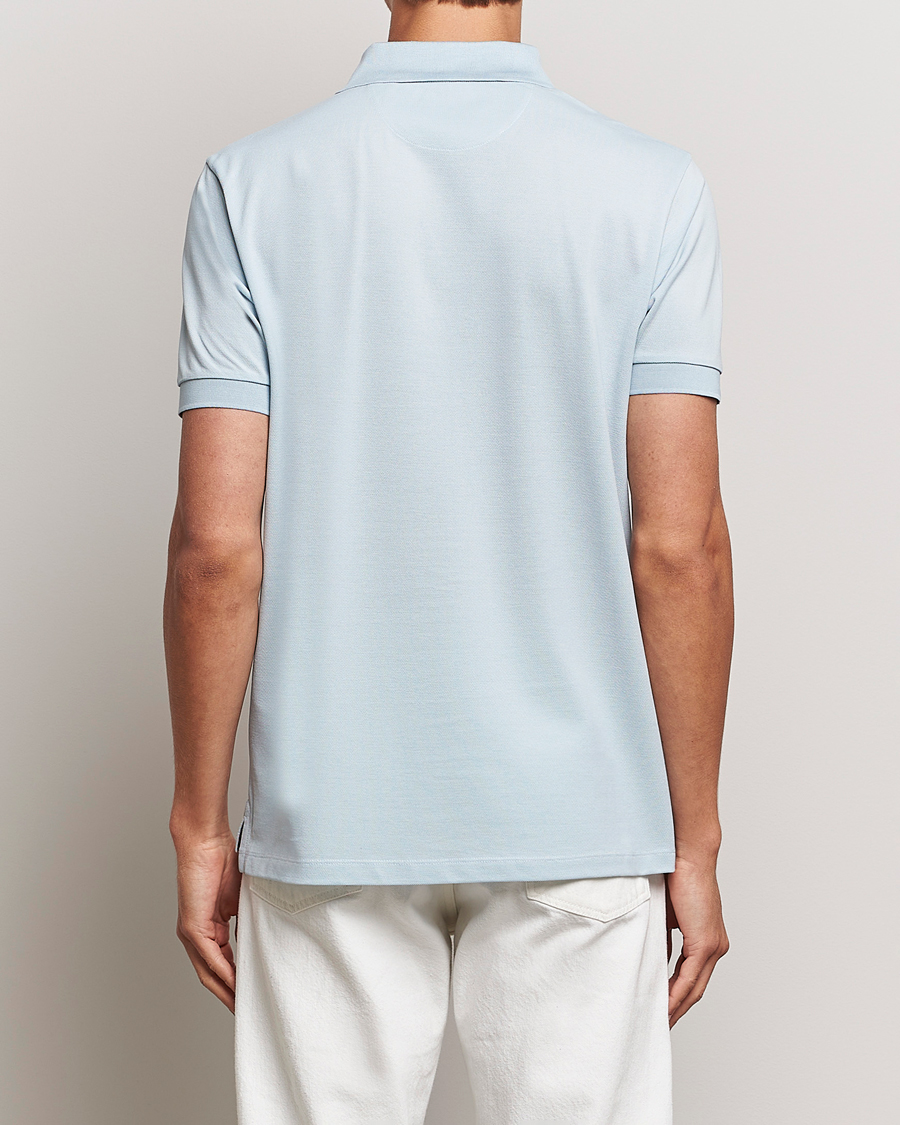 Hombres | Polos | Paul Smith | Placket Stripe Polo Light Blue