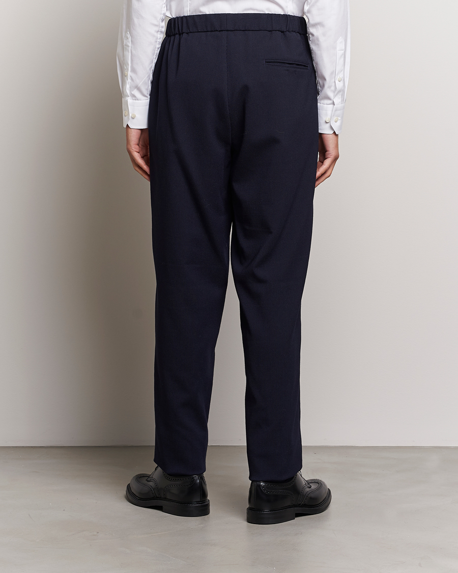 Hombres | Pantalones | Giorgio Armani | Wool Stretch Trousers Navy