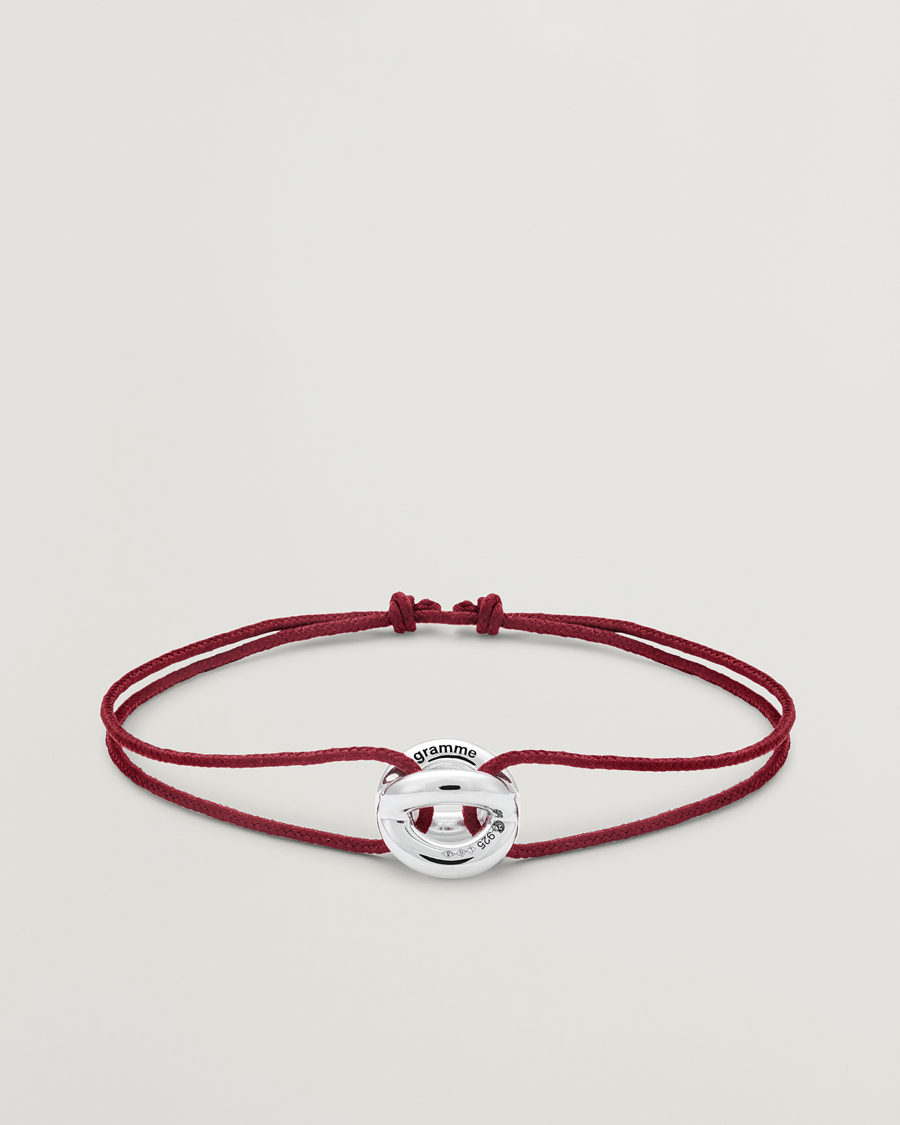 Hombres | Joyas | LE GRAMME | Entrelacs Cord Bracelet Sterling Silver 3g