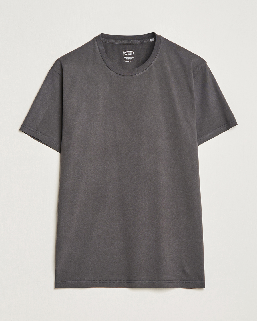 Hombres | Camisetas | Colorful Standard | Classic Organic T-Shirt Lava Grey