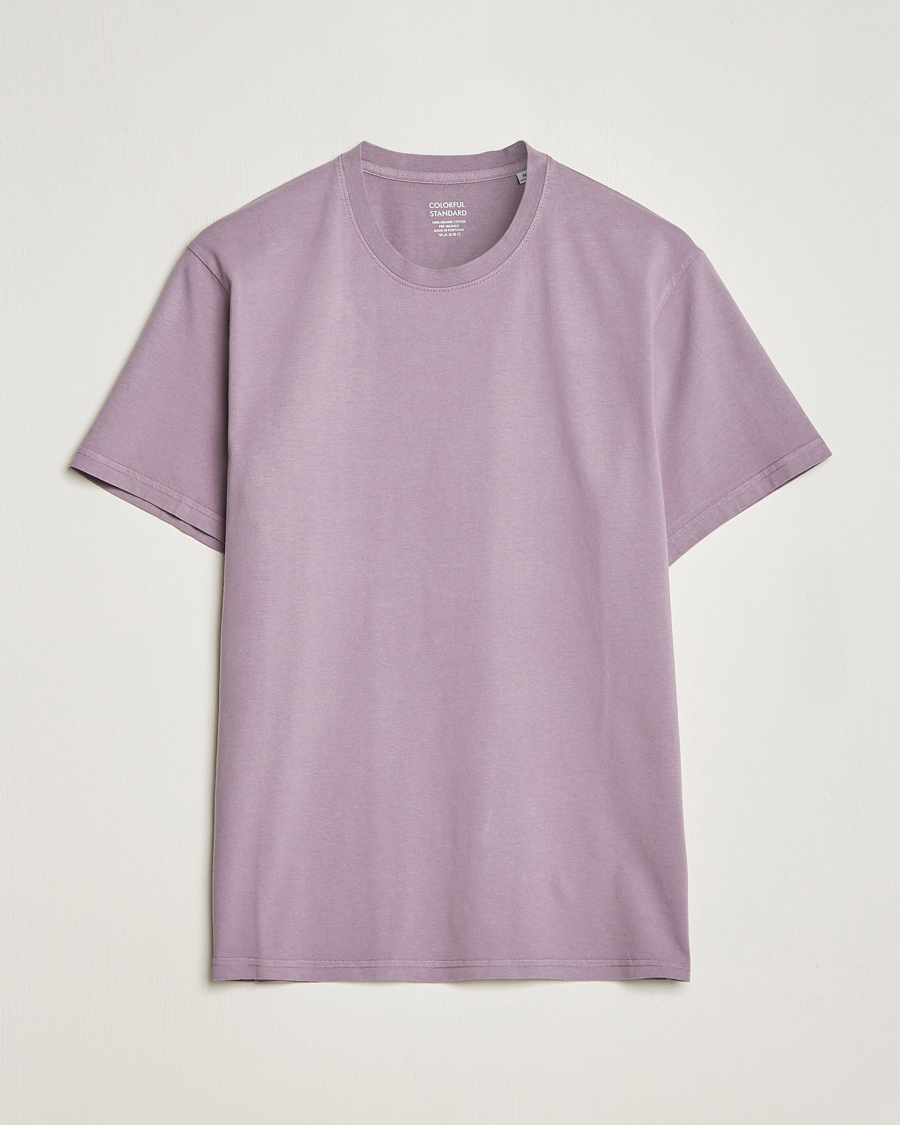 Hombres | Camisetas | Colorful Standard | Classic Organic T-Shirt Purple Haze