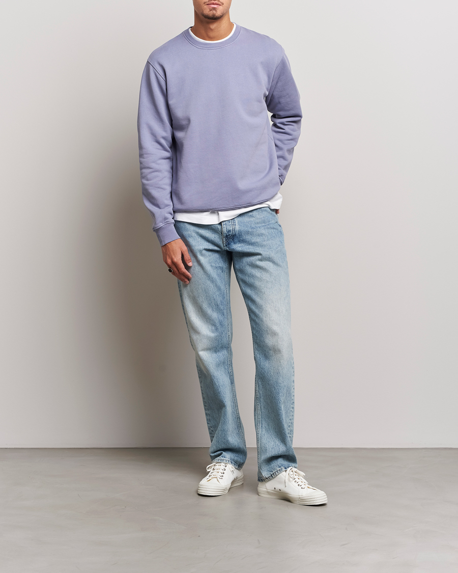 Hombres | Jerséis y prendas de punto | Colorful Standard | Classic Organic Crew Neck Sweat Purple Haze