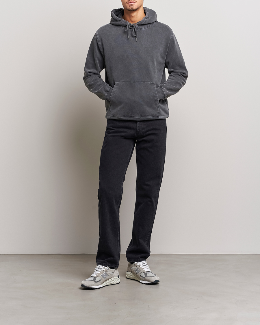 Hombres | Jerséis y prendas de punto | Colorful Standard | Classic Organic Hood Faded Black