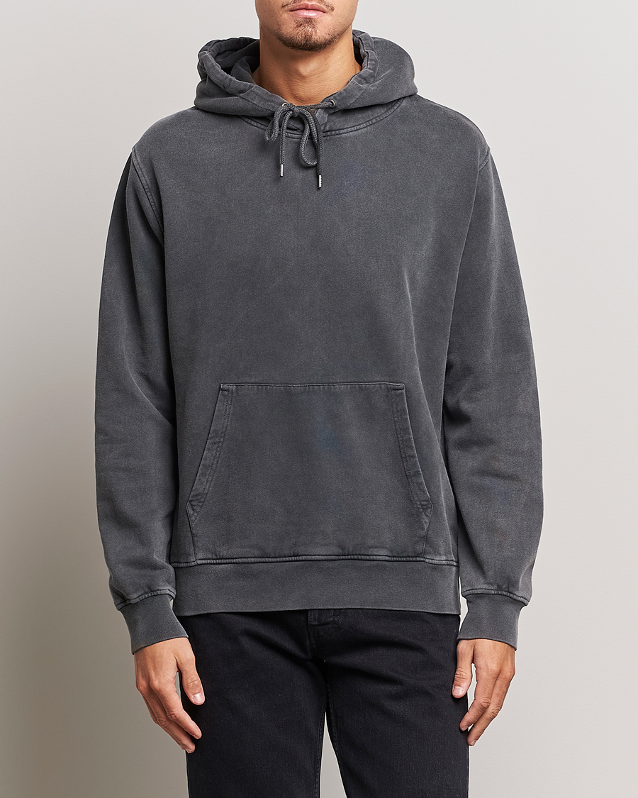Hombres |  | Colorful Standard | Classic Organic Hood Faded Black