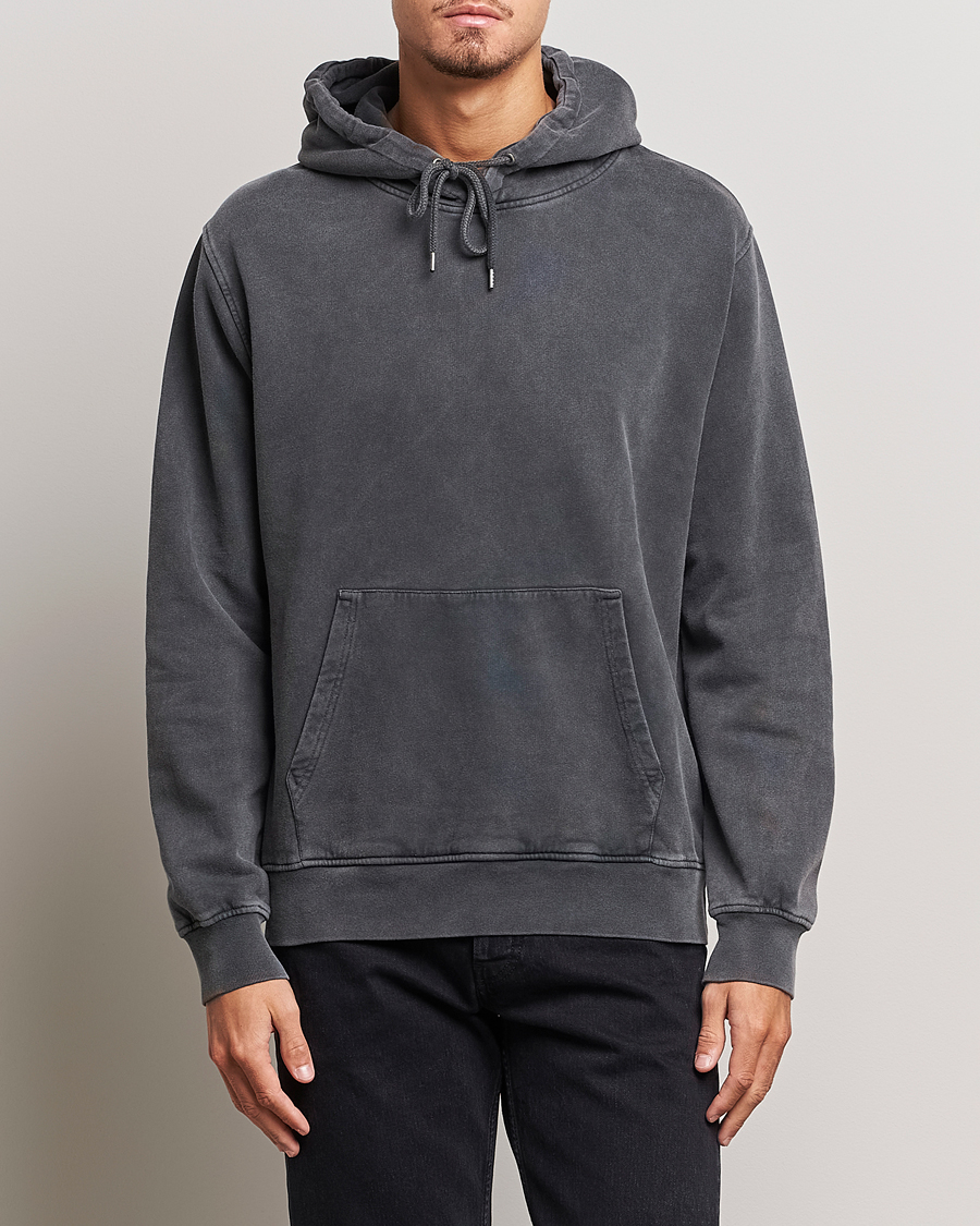 Hombres | Jerséis y prendas de punto | Colorful Standard | Classic Organic Hood Faded Black