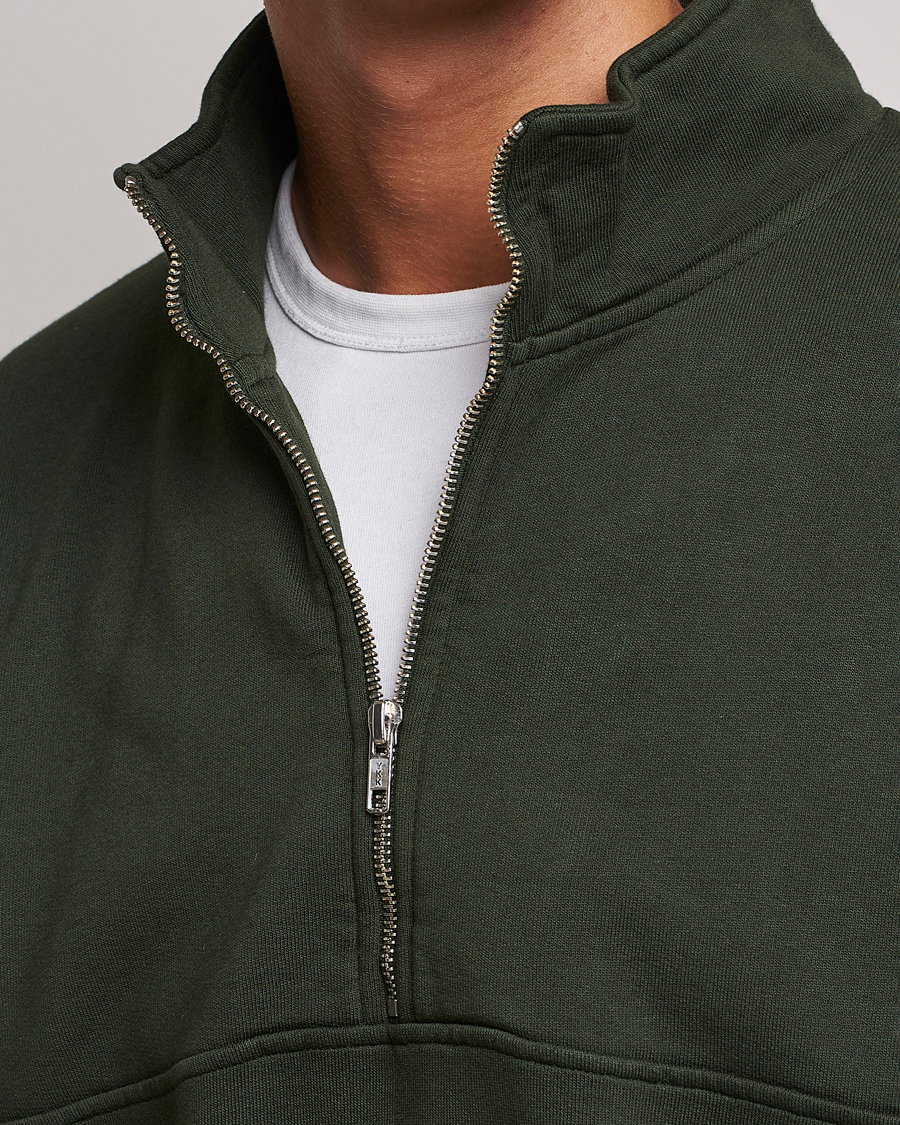 Hombres | Jerséis y prendas de punto | Colorful Standard | Classic Organic Half-Zip Hunter Green