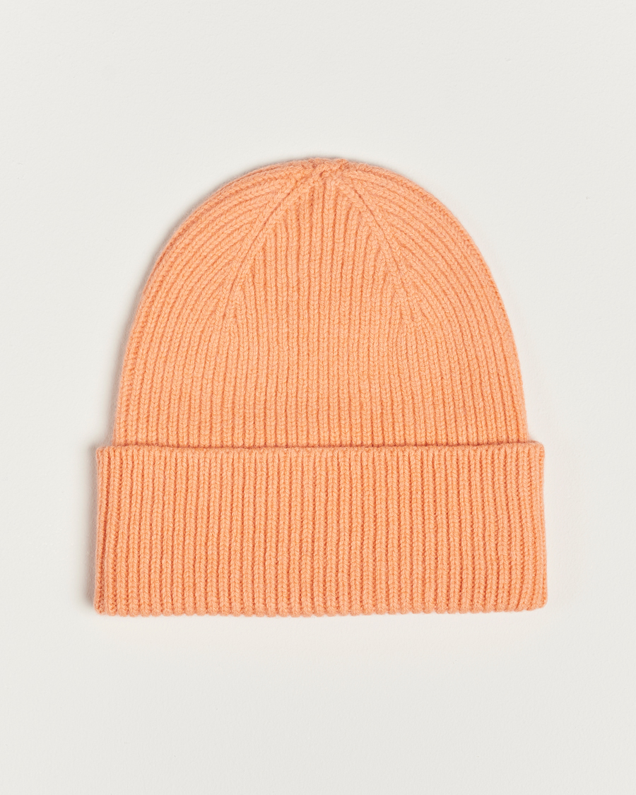 Hombres | Colorful Standard Merino Wool Beanie Sandstone Orange | Colorful Standard | Merino Wool Beanie Sandstone Orange