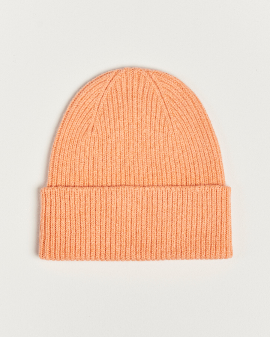 Hombres | Colorful Standard Merino Wool Beanie Sandstone Orange | Colorful Standard | Merino Wool Beanie Sandstone Orange