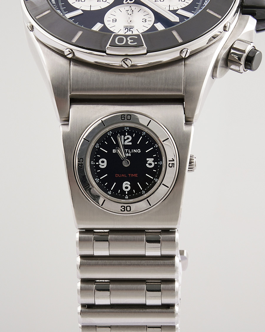 Hombres | Breitling Pre-Owned Super Chronomat B01 44 Steel Black | Breitling Pre-Owned | Super Chronomat B01 44 Steel Black