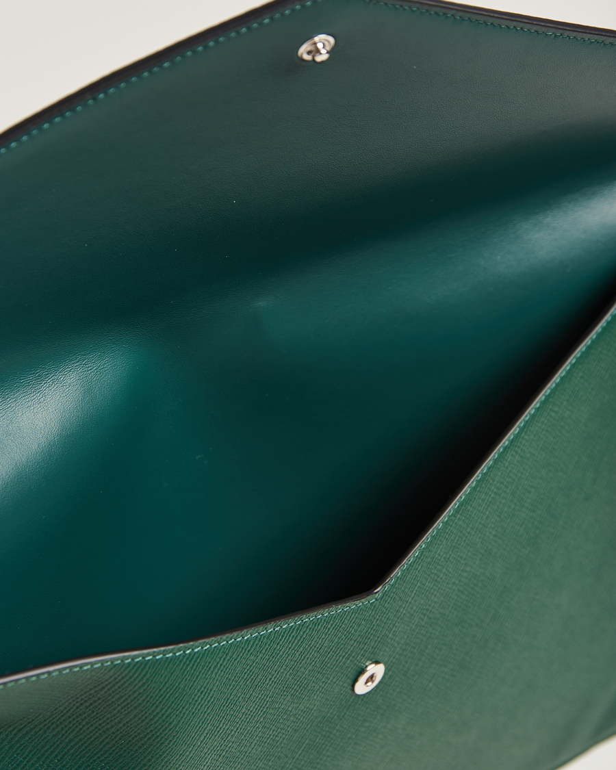 Hombres | Smythson Panama Large Envelope Portfolio Forest Green | Smythson | Panama Large Envelope Portfolio Forest Green