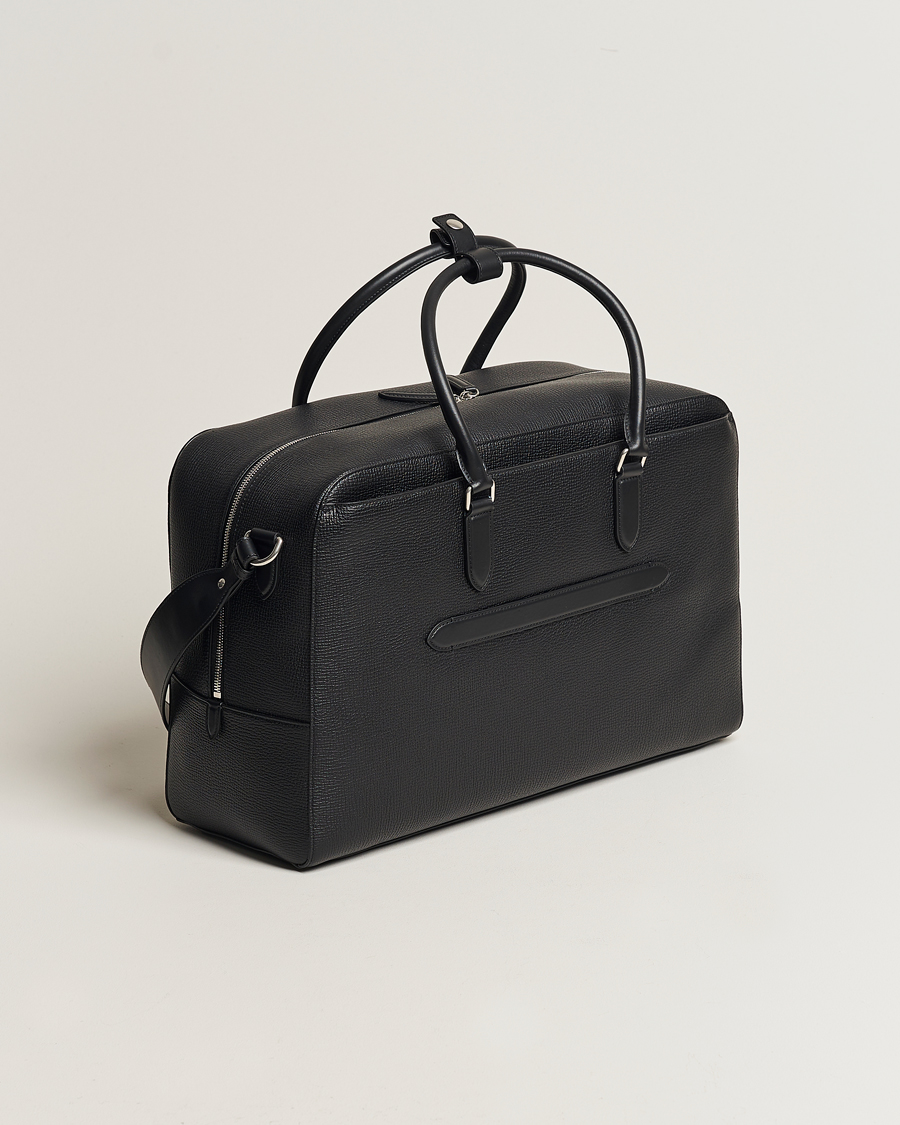 Hombres | Smythson Ludlow Soft Travel Bag Black | Smythson | Ludlow Soft Travel Bag Black