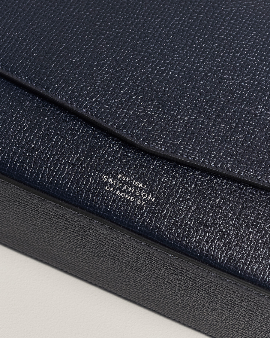 Hombres | Smythson Ludlow Messenger Bag Navy | Smythson | Ludlow Messenger Bag Navy