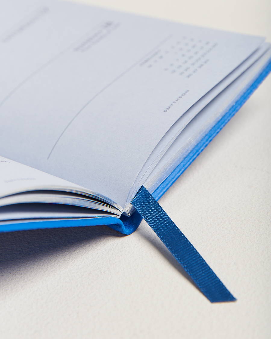 Hombres | Smythson Panama Crossgrain Diary 2024 Lapis | Smythson | Panama Crossgrain Diary 2024 Lapis