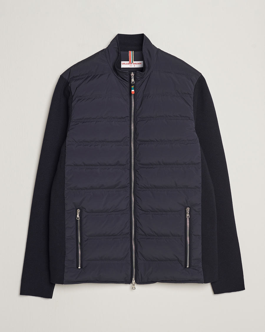 Hombres | Abrigos y chaquetas | Orlebar Brown | Wallace Hybrid Padded Jacket Night Iris