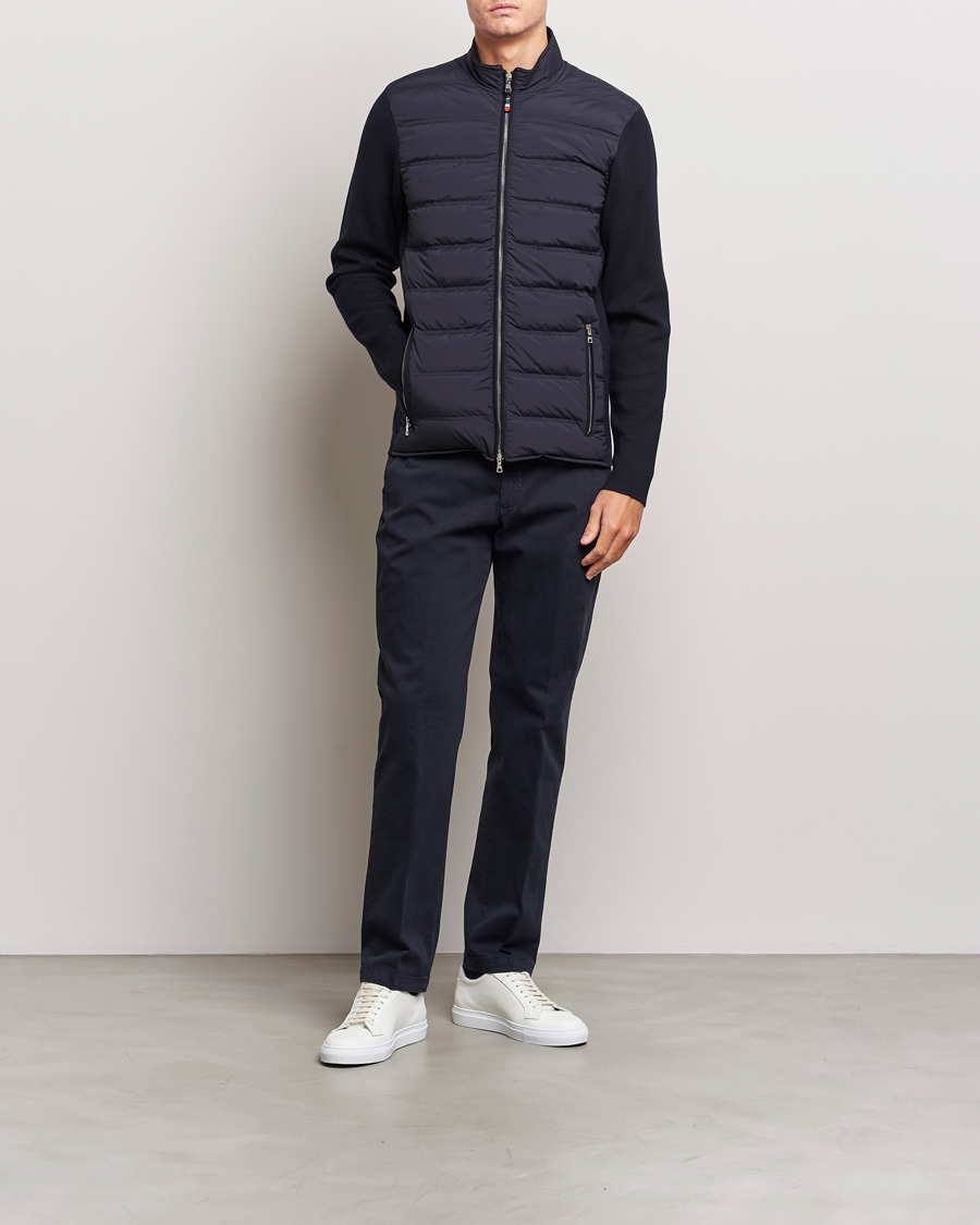 Hombres | Abrigos y chaquetas | Orlebar Brown | Wallace Hybrid Padded Jacket Night Iris