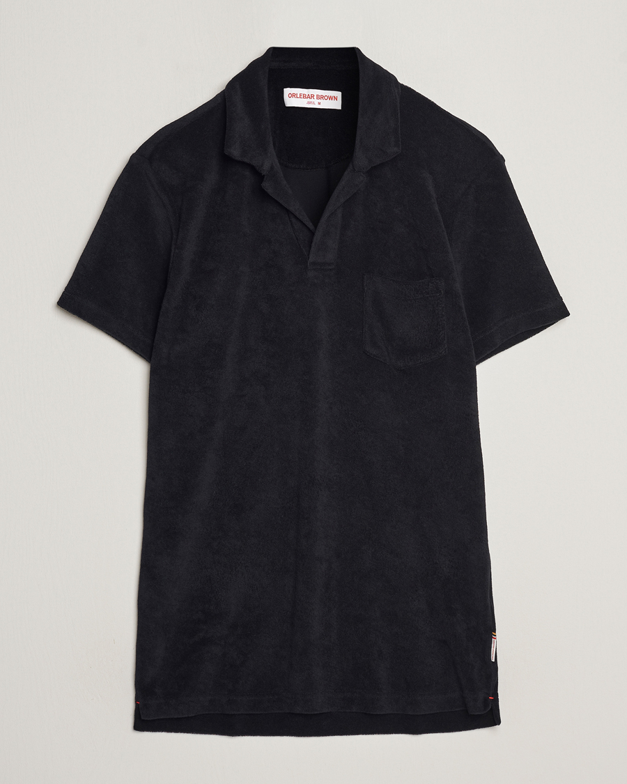 Hombres | Polos | Orlebar Brown | Terry Polo Black