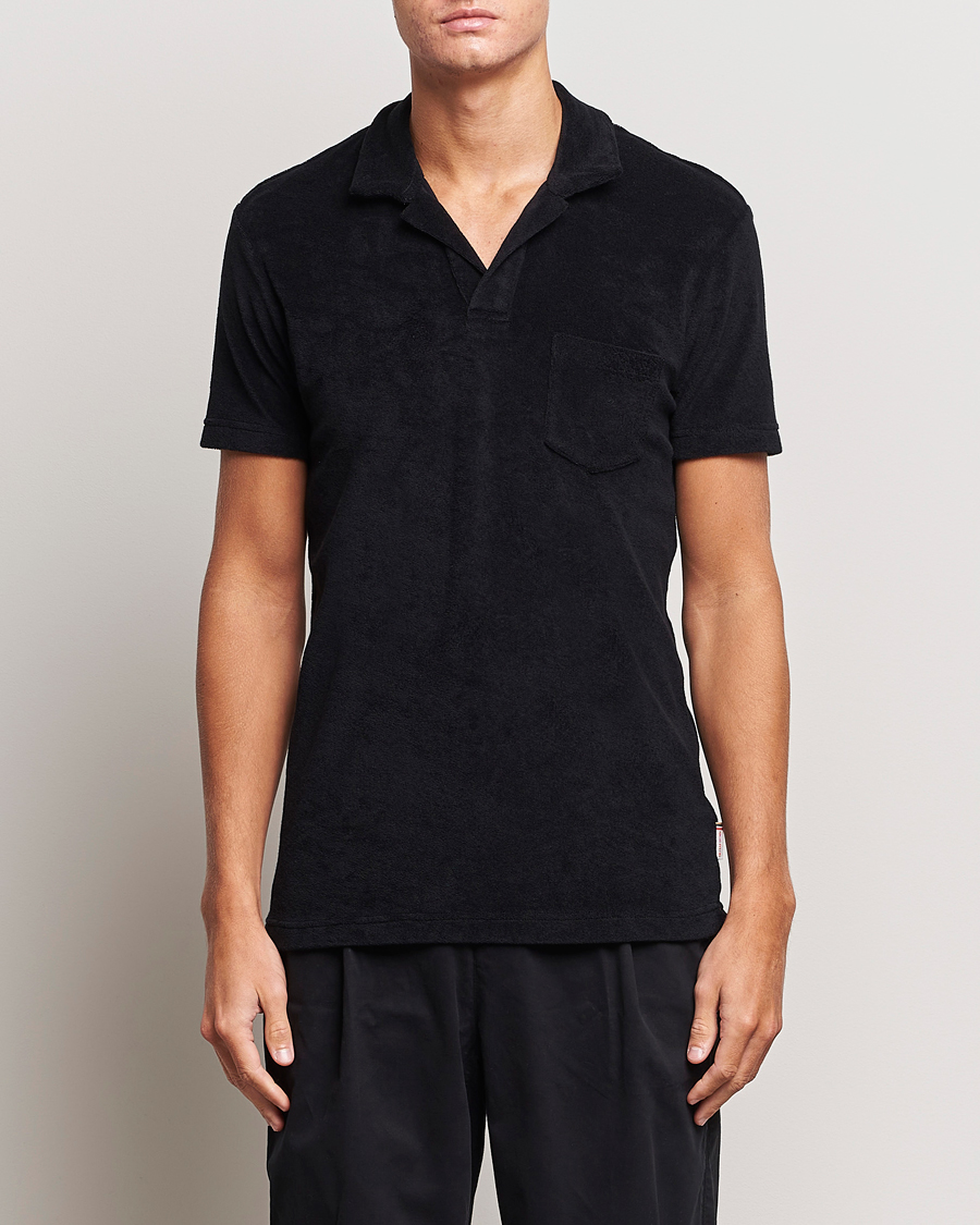 Hombres | Polos | Orlebar Brown | Terry Polo Black