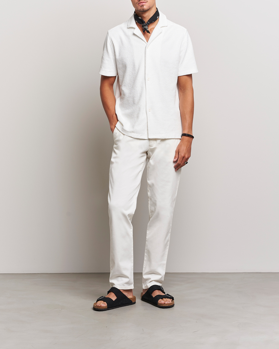 Hombres | Polos | Orlebar Brown | Howell Buttoned Poloshirt Sea Mist