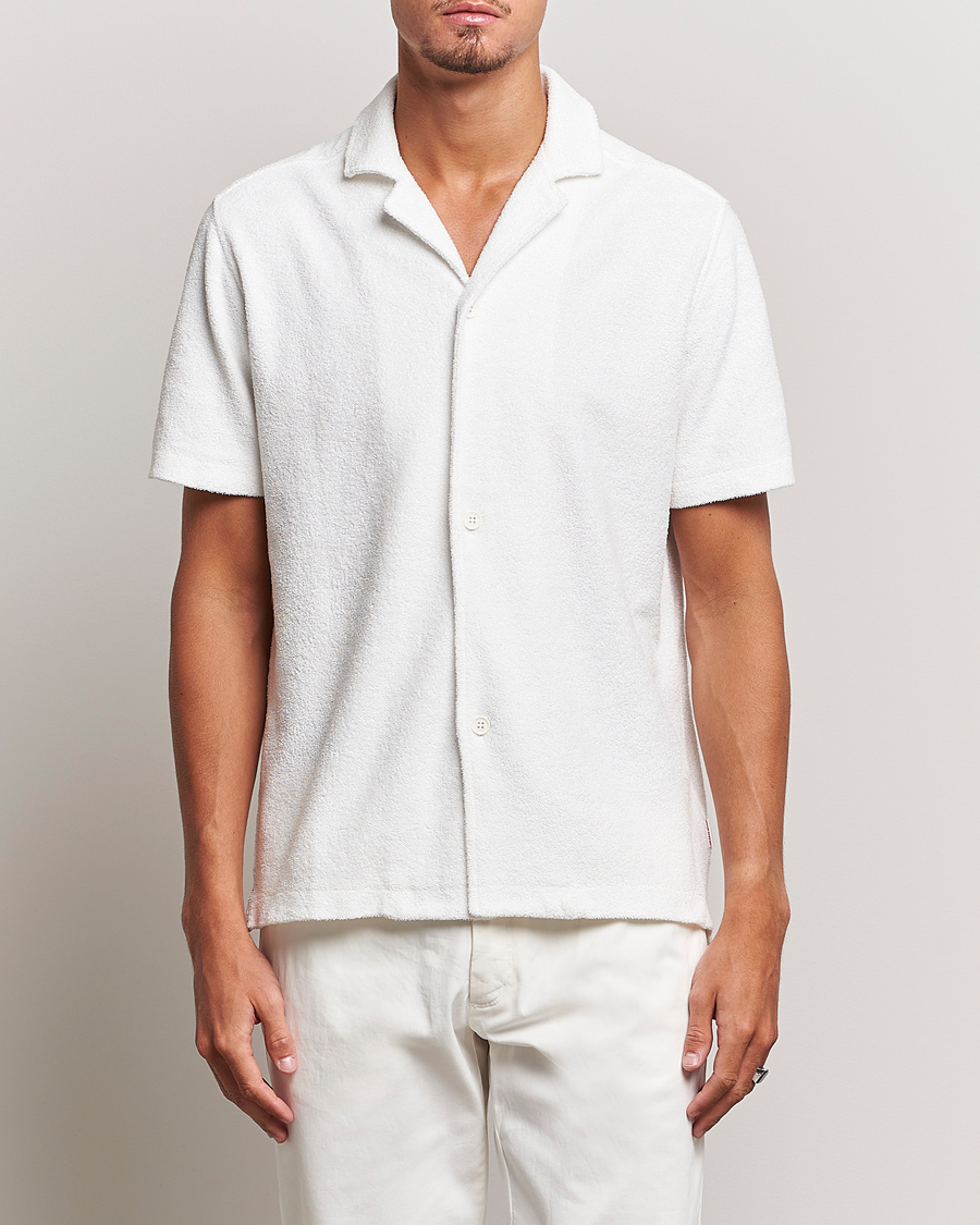 Hombres | Camisas polo de manga corta | Orlebar Brown | Howell Buttoned Poloshirt Sea Mist