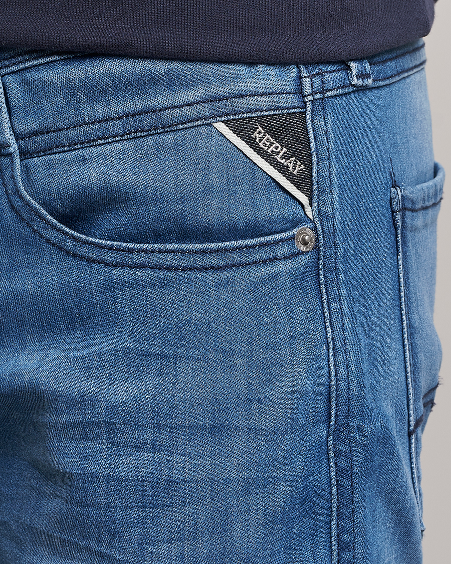 Hombres | Vaqueros | Replay | Anbass Powerstretch Jeans Dark Blue