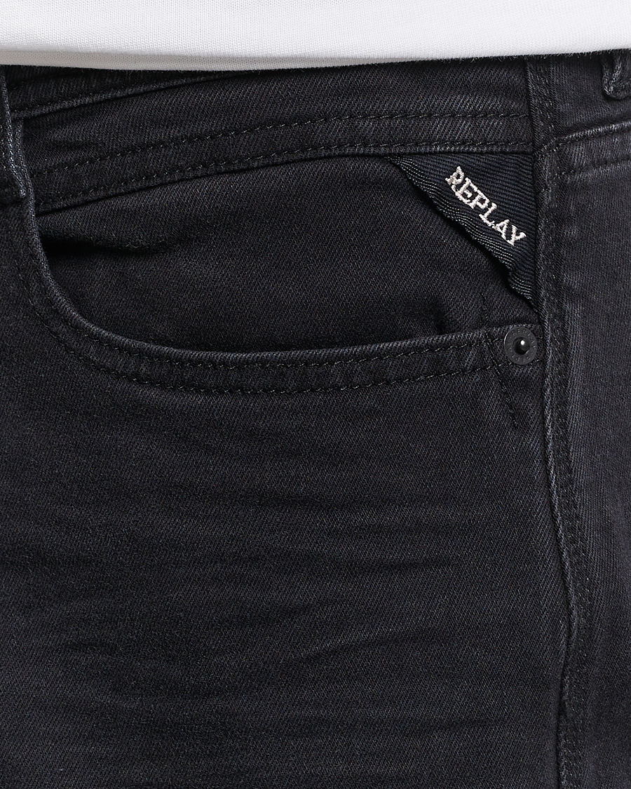 Hombres | Vaqueros | Replay | Rocco Tapered Stretch Jeans Washed Black
