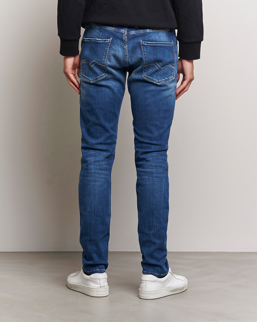 Hombres | Vaqueros | Replay | Anbass Super Stretch Bio Jeans Medium Blue