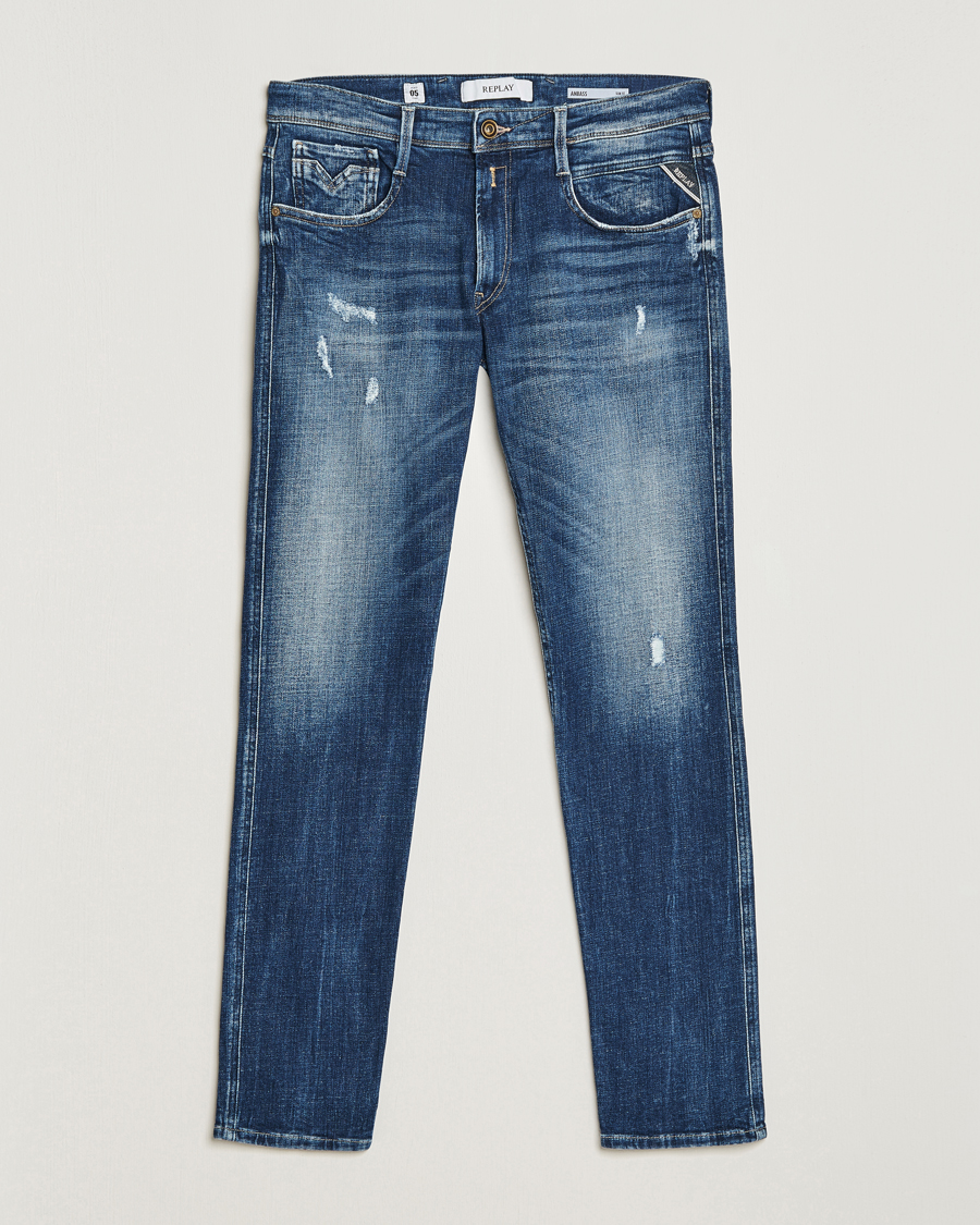 Hombres | Vaqueros | Replay | Anbass 5 Years Wash Jeans Dark Blue