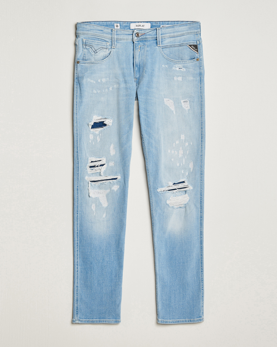 Hombres | Vaqueros | Replay | Anbass 20 Years Wash Jeans Light Blue