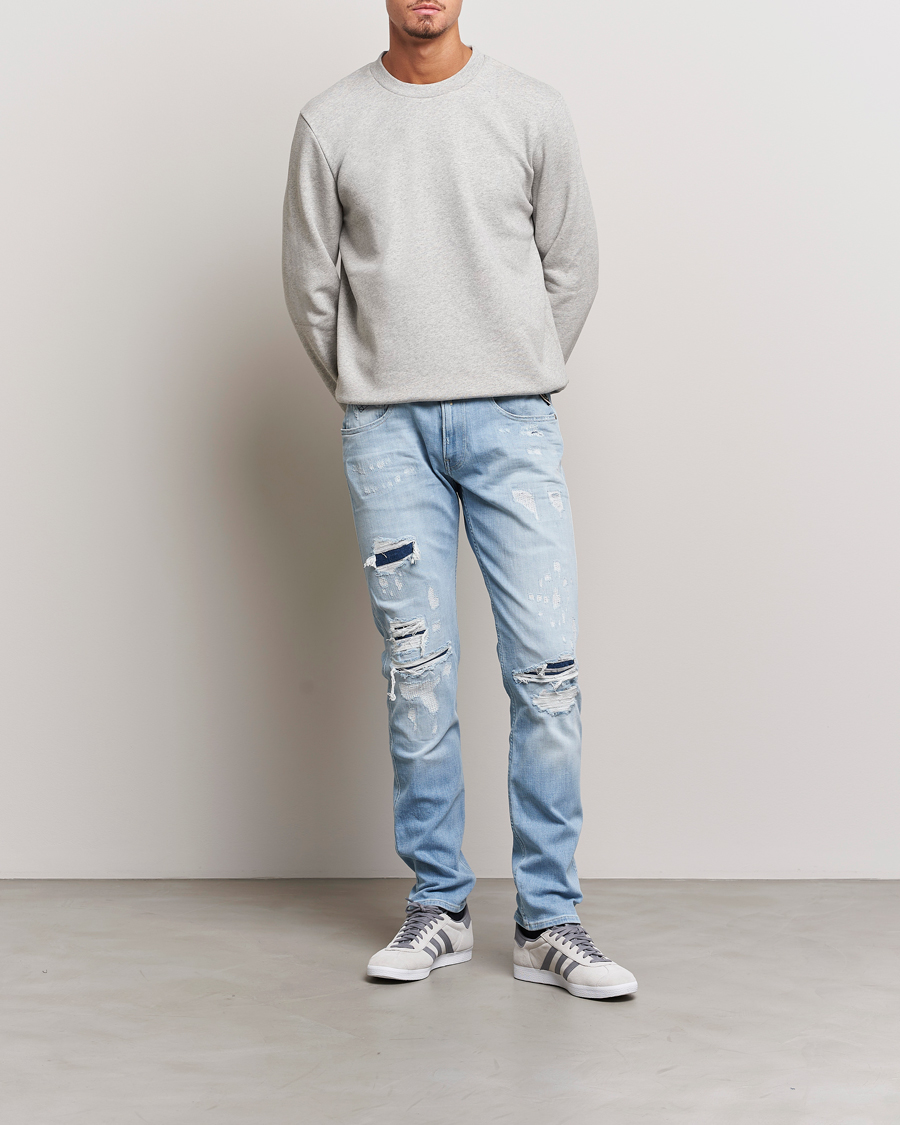 Hombres | Vaqueros | Replay | Anbass 20 Years Wash Jeans Light Blue