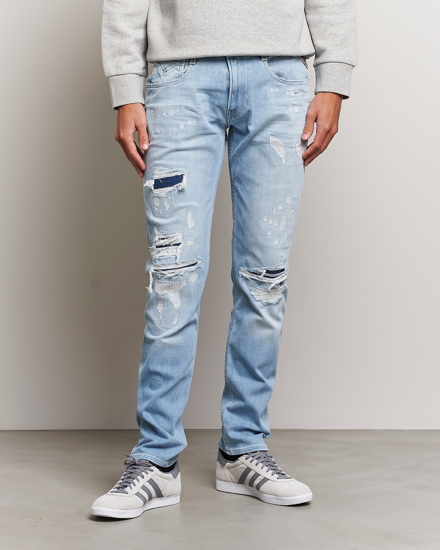 Hombres | Vaqueros | Replay | Anbass 20 Years Wash Jeans Light Blue