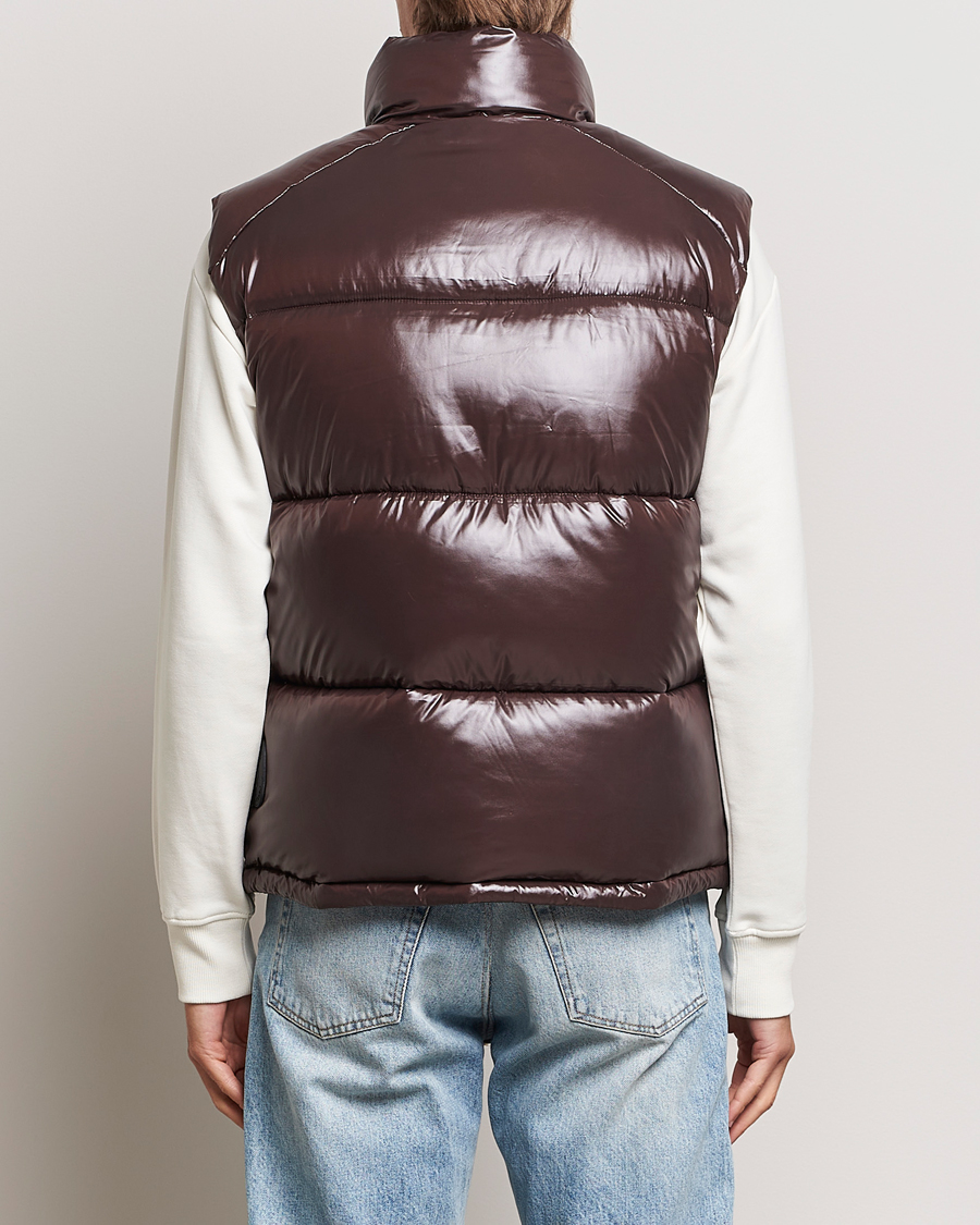 Hombres | Abrigos y chaquetas | Save The Duck | Ailantus Padded Puffer Vest Brown Black