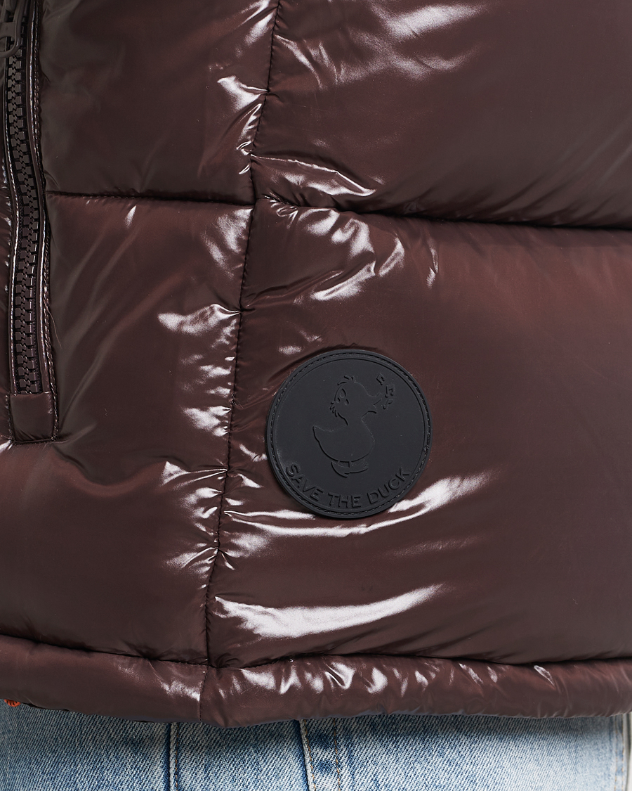 Hombres | Abrigos y chaquetas | Save The Duck | Ailantus Padded Puffer Vest Brown Black