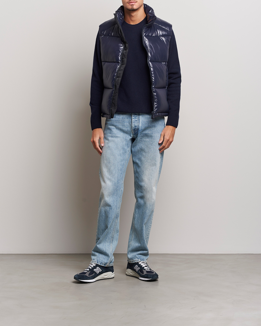 Hombres | Abrigos y chaquetas | Save The Duck | Ailantus Padded Puffer Vest Blue Black