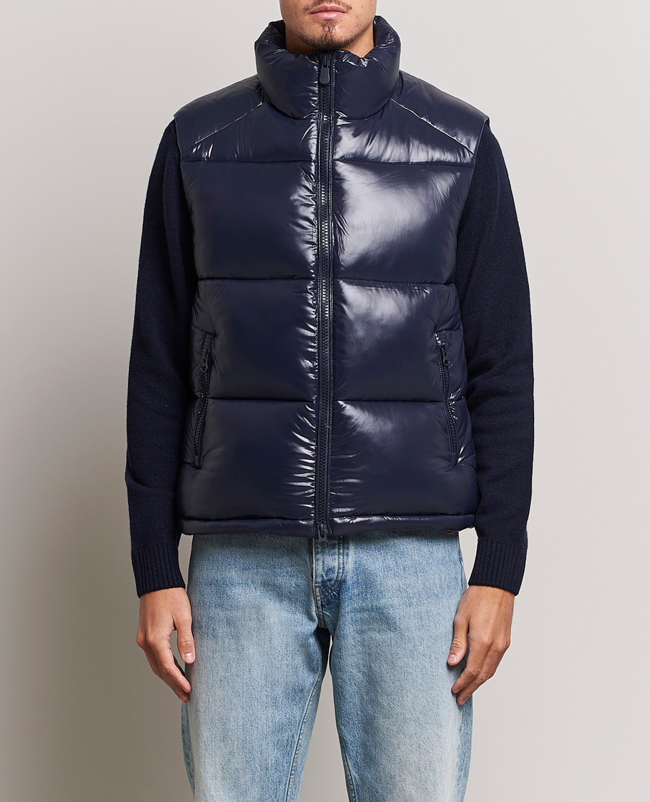 Hombres | Abrigos y chaquetas | Save The Duck | Ailantus Padded Puffer Vest Blue Black